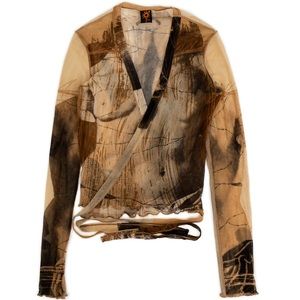 Jean Paul Gaultier SS 1999 Venus De Milo Mesh Top